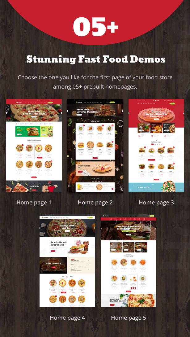 Piizalian - Tema de WooCommerce para restaurante de comida rápida