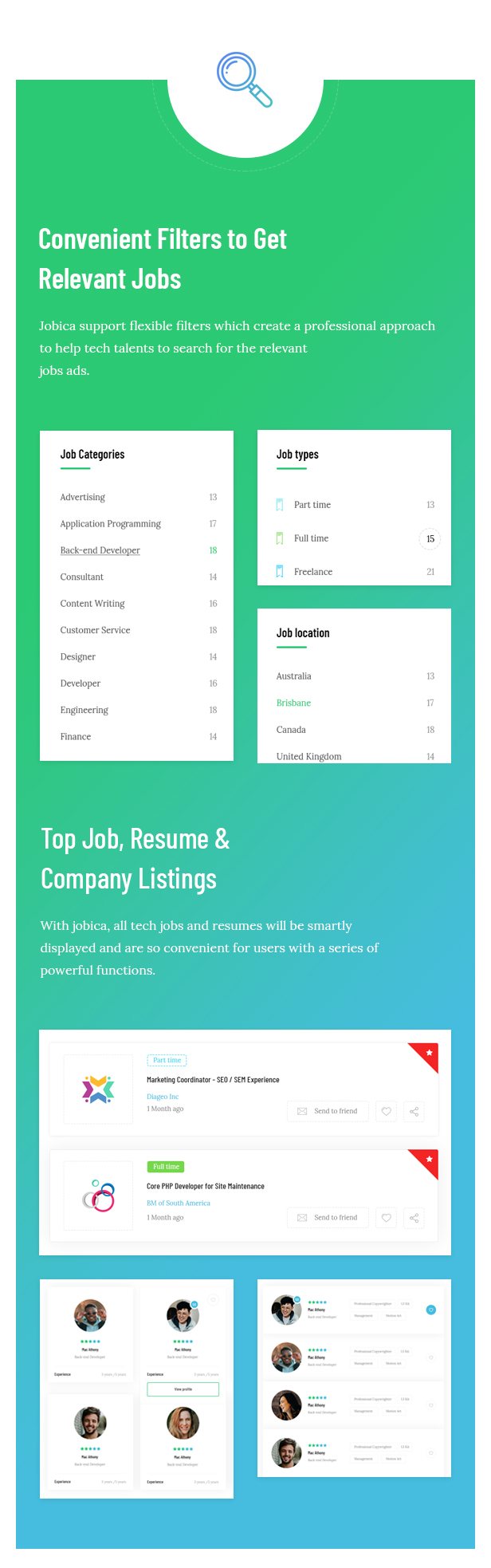 Jobica - Elementor IT Job Board Tema de WordPress - 3