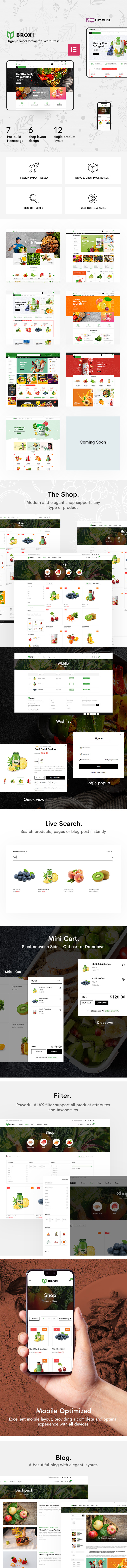 Broxi - Tema WooCommerce de WordPress para alimentos y orgánicos - 2