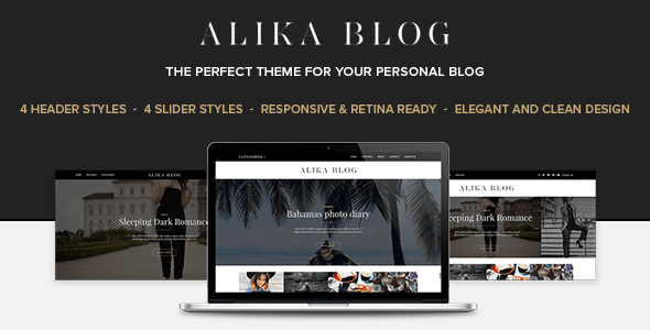 Descargar Alika Personal WordPress Blog Theme