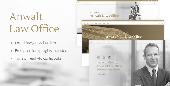 Descargar Anwalt Law Firm and Lawyer Theme