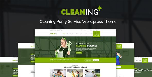 Descargar Cleaning Purify Service WordPress Theme