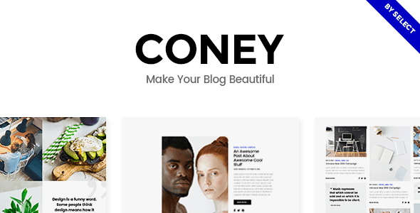 Descargar Coney Blog Theme