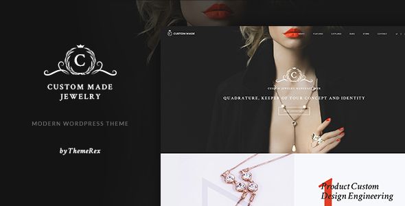 Descargar Custom Made Jewelry Manufacturer and Store WordPress Theme