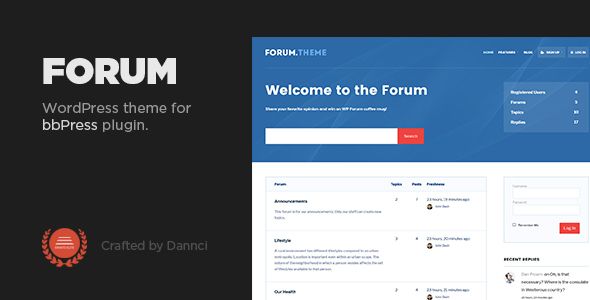 Descargar Forum A responsive theme for bbPress plugin