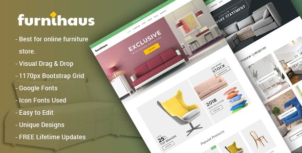 Descargar Furnihaus Responsive Furniture WooCommerce WordPress Theme
