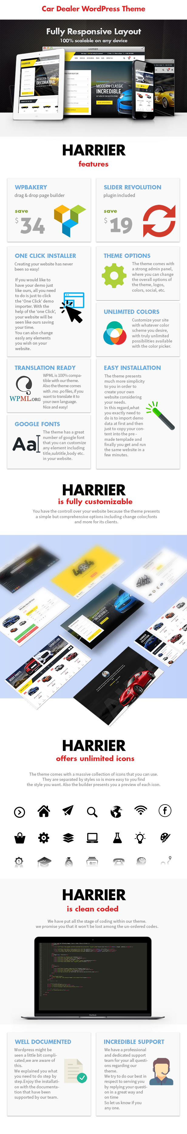 Harrier - Tema de WordPress para concesionarios de automóviles y automóviles - 3