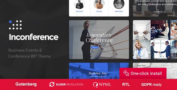 Descargar In Conference Meetup Business Events WordPress Theme