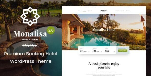 Descargar Monalisa Hotel Resort WordPress Theme