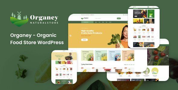 Descargar Organey Organic Food WooCommerce WordPress Theme