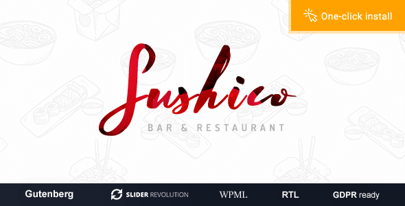 Descargar Sushico Sushi and Asian Food Restaurant WordPress Theme