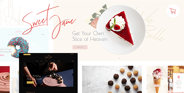 Descargar Sweet Jane Delightful Cake Shop Theme